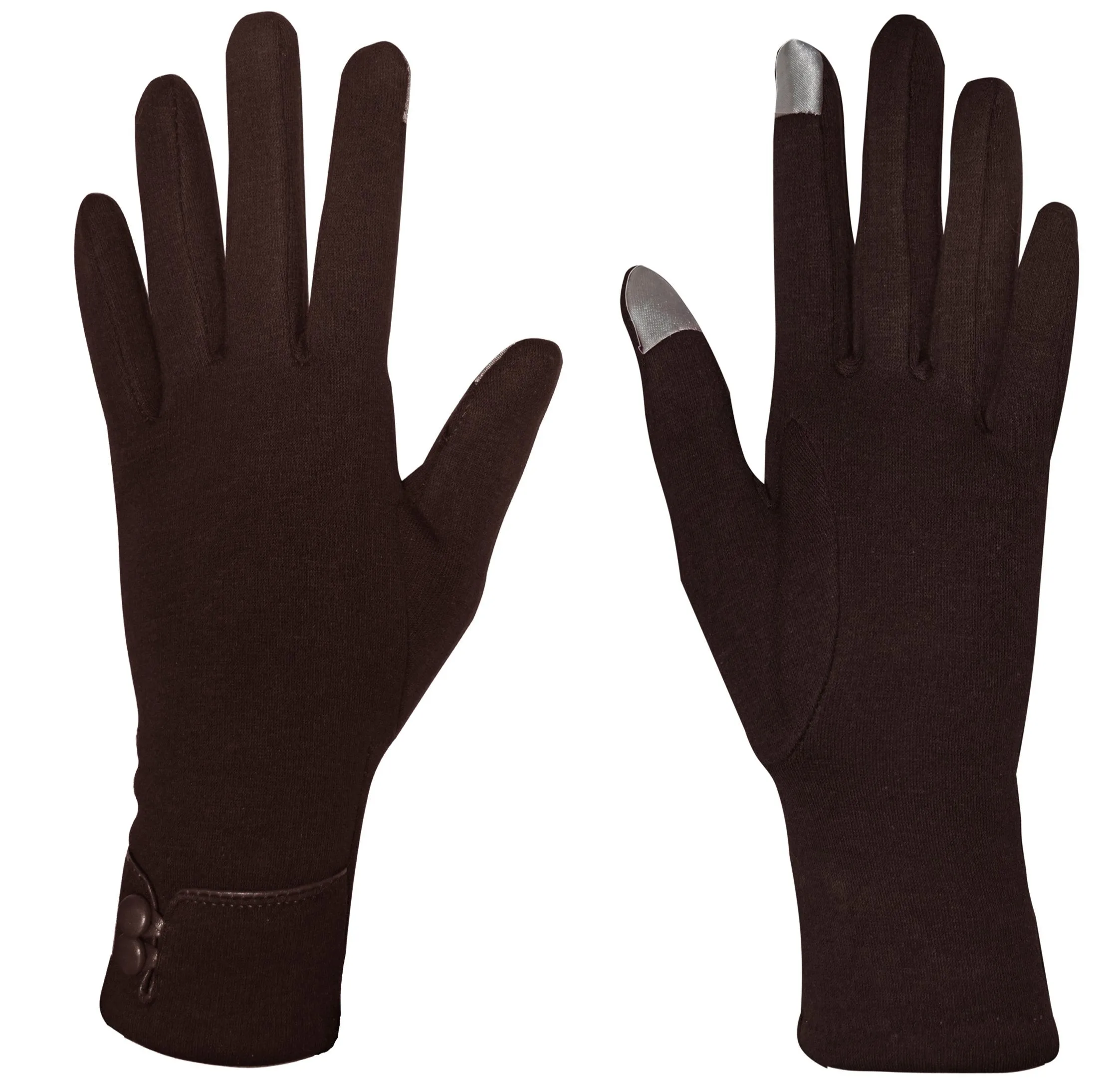 Womens Touch Screen Fleece Lined Assorted Winter Warm Gloves