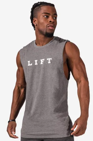 Workout Muscle Tee - Gray